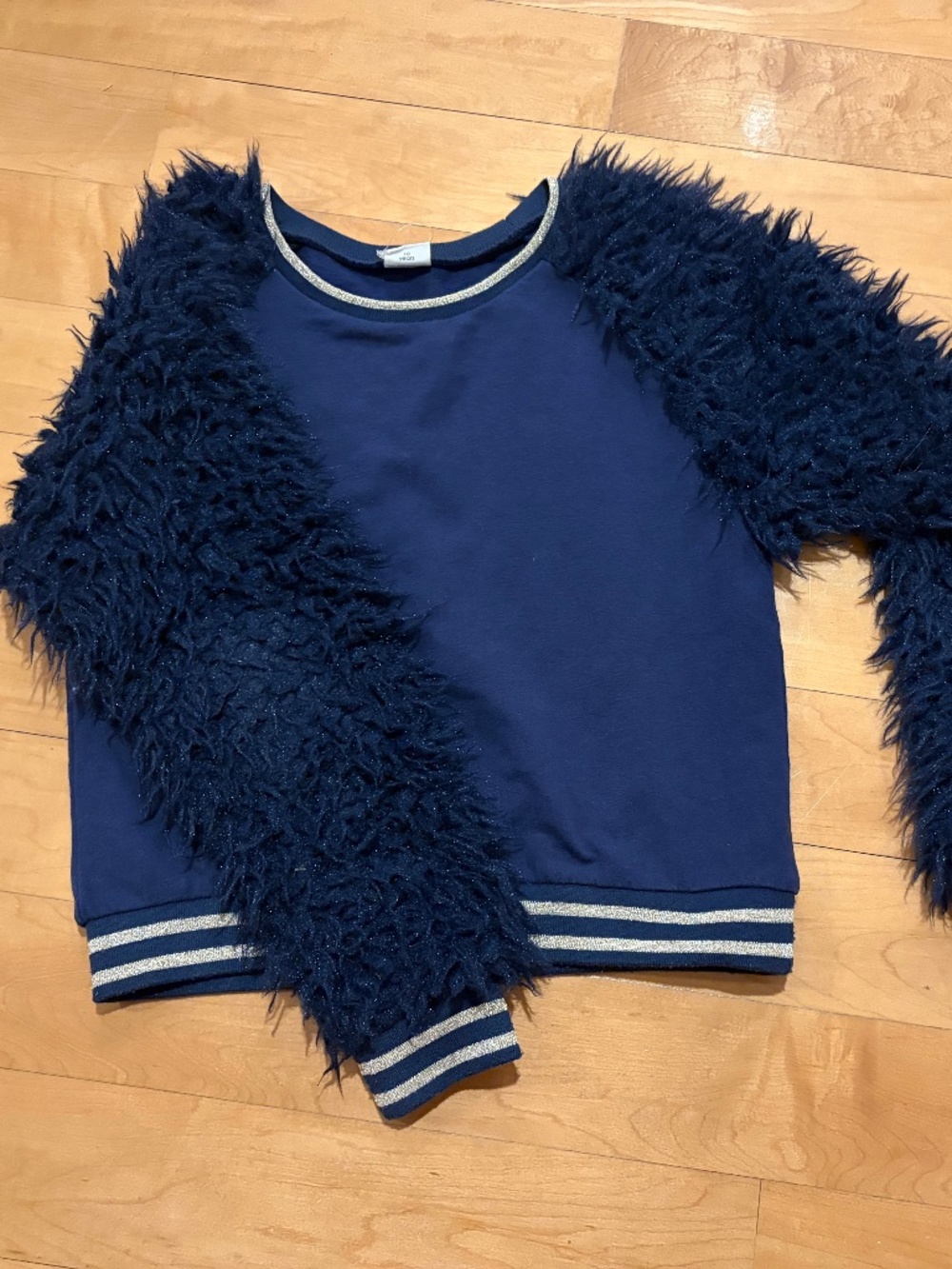 Girls Clarissa Top Sweatshirt, Navy